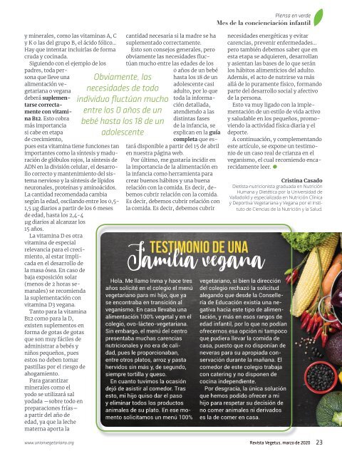 Vegetus nº35 (Abril - Junio 2020)