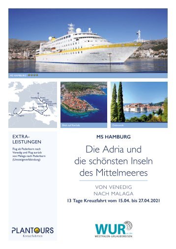 MS Hamburg | Die Adria und die schönsten Inseln des Mittelmeeres