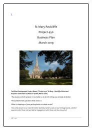 St Mary Redcliffe Project 450 Business Plan