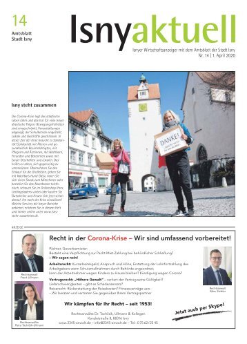Isny Aktuell 01.04.2020