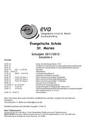 Schulinfo 6 - Evangelische Schule Neubrandenburg