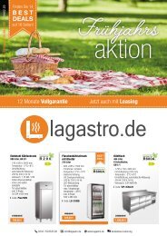 Fruehjahrsaktion LaGastro