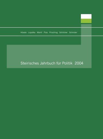 Steirisches Jahrbuch für Politik 2004 - Steirische Volkspartei