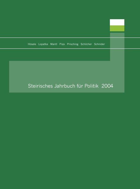 Steirisches Jahrbuch für Politik 2004 - Steirische Volkspartei