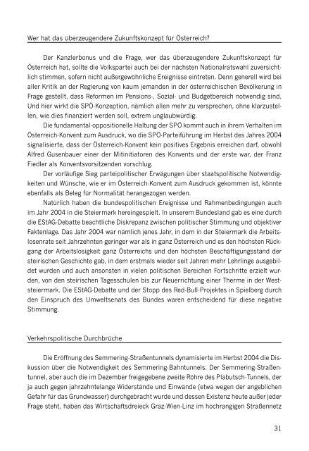 Steirisches Jahrbuch für Politik 2004 - Steirische Volkspartei