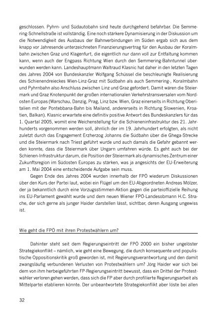 Steirisches Jahrbuch für Politik 2004 - Steirische Volkspartei