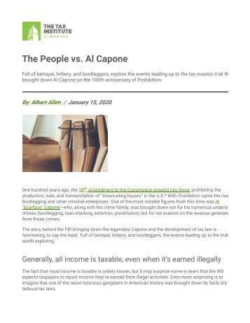 The People vs Al Capone