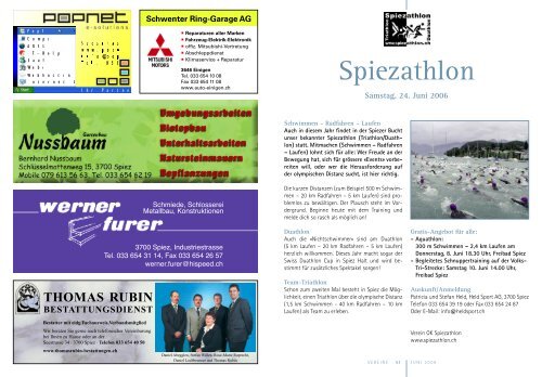 06spiezinfo juni06 - in Spiez