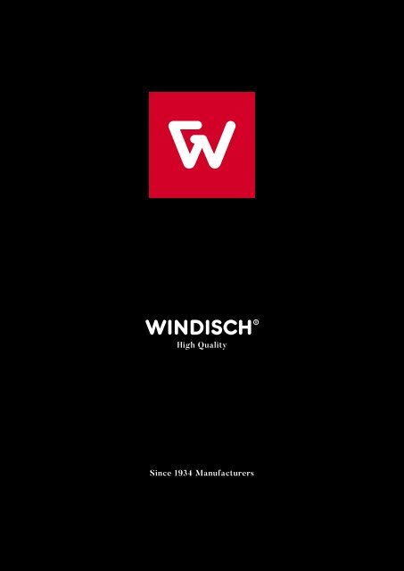 Windisch Catálogo - 2017 - New Collection