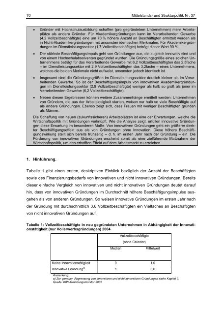 Beiträge zur Mittelstands- und Strukturpolitik Nr. 37 - KfW