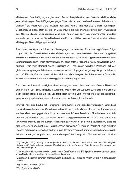 Beiträge zur Mittelstands- und Strukturpolitik Nr. 37 - KfW