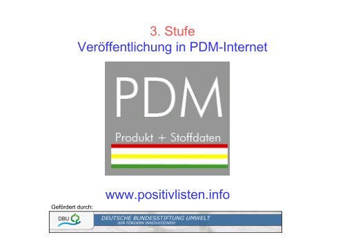 PDM Produkt- und Stoffdatenbank