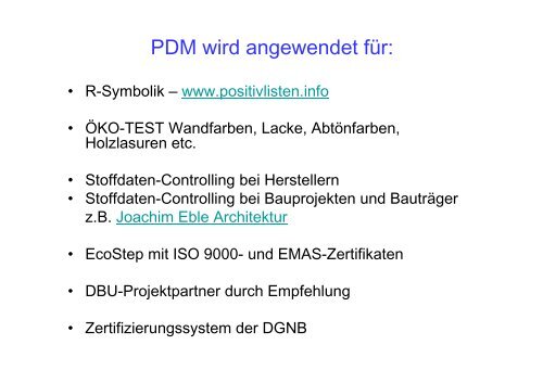 PDM Produkt- und Stoffdatenbank