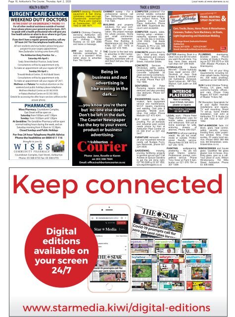 Ashburton Courier: April 02, 2020