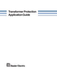 Transformer Protection Application Guide - Basler Electric