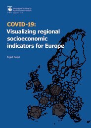 COVID-19: Visualizing regional indicators for better decision making