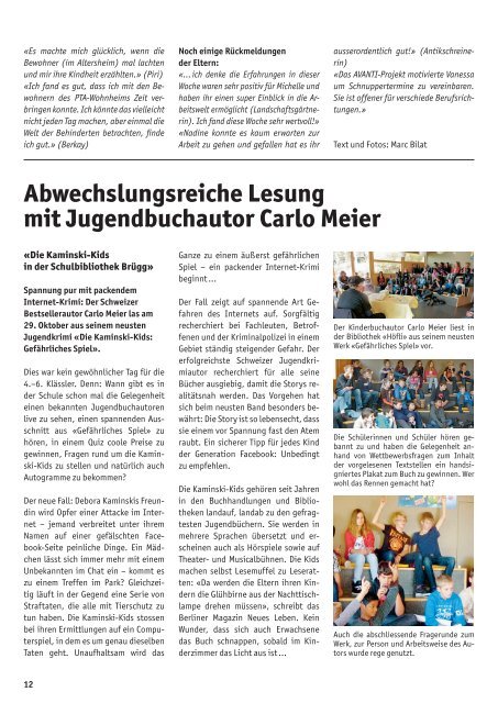 Dorfnachrichten 4/2012 - Aegerten