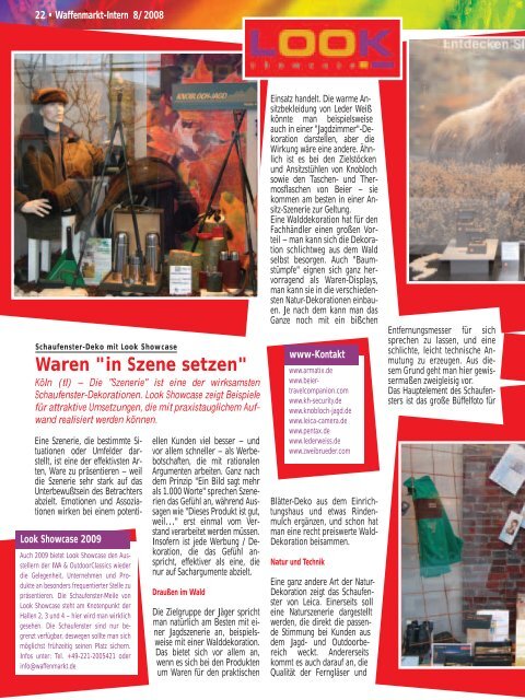 Waffenmarkt-Intern Ausgabe August 2008