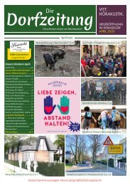 Die Dorfzeitung Reinickendorf April 2020