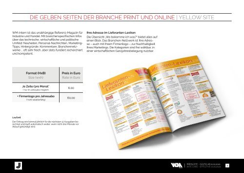 Mediadaten / Rate Card WM-Intern 2020