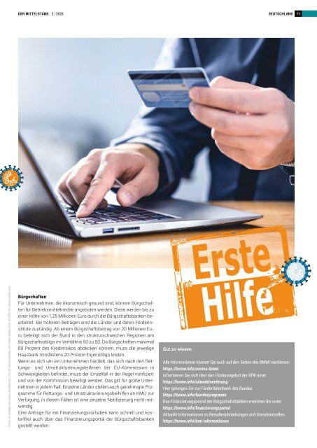 Der Mittelstand. Das Unternehmermagazin - 02/2020 | April / Mai 2020 - Bedrohter Handel