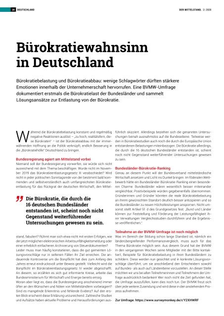 Der Mittelstand. Das Unternehmermagazin - 02/2020 | April / Mai 2020 - Bedrohter Handel