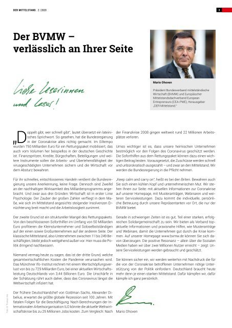 Der Mittelstand. Das Unternehmermagazin - 02/2020 | April / Mai 2020 - Bedrohter Handel