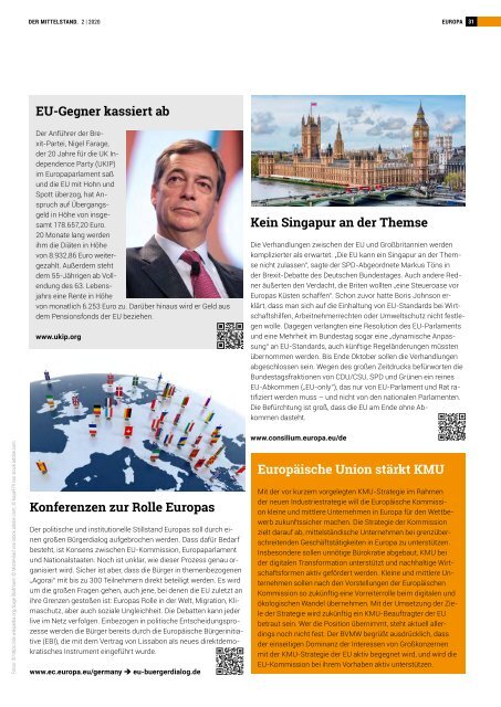 Der Mittelstand. Das Unternehmermagazin - 02/2020 | April / Mai 2020 - Bedrohter Handel