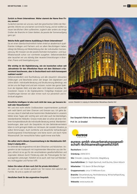 Der Mittelstand. Das Unternehmermagazin - 02/2020 | April / Mai 2020 - Bedrohter Handel