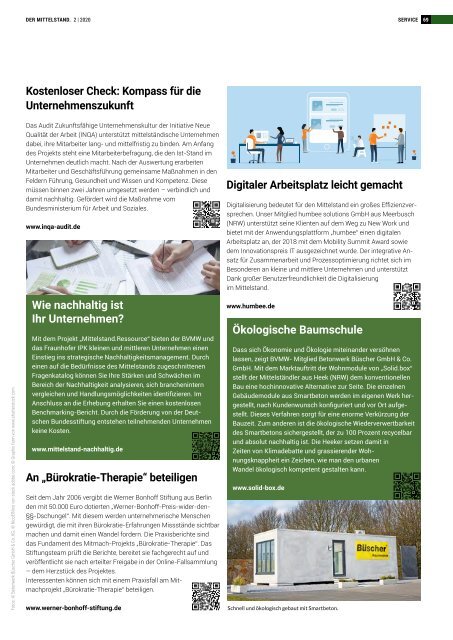 Der Mittelstand. Das Unternehmermagazin - 02/2020 | April / Mai 2020 - Bedrohter Handel