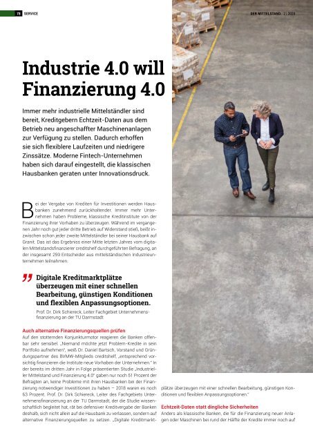 Der Mittelstand. Das Unternehmermagazin - 02/2020 | April / Mai 2020 - Bedrohter Handel