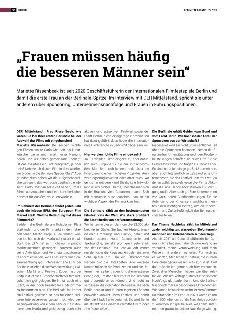 Der Mittelstand. Das Unternehmermagazin - 02/2020 | April / Mai 2020 - Bedrohter Handel