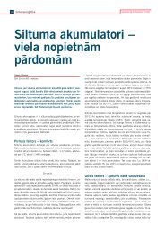 Siltuma akumulatori – viela nopietnām pārdomām - Siltumnieks