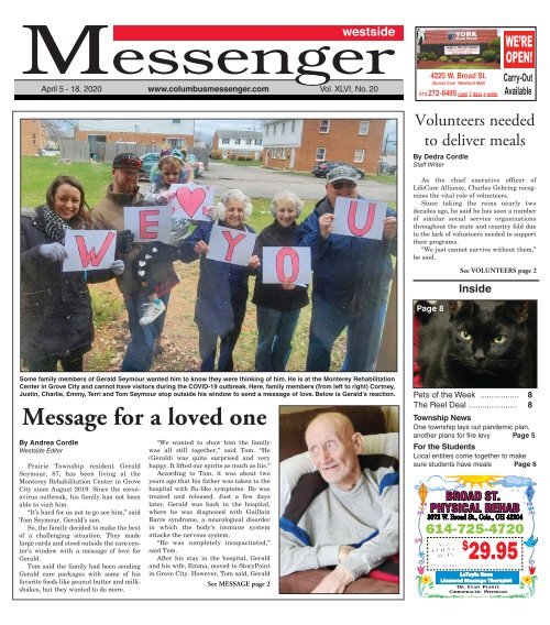 Westside Messenger - April 5th, 2020