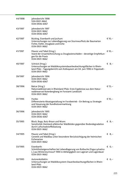 Zentralstelle der Forstverwaltung - Landesforsten Rheinland-Pfalz