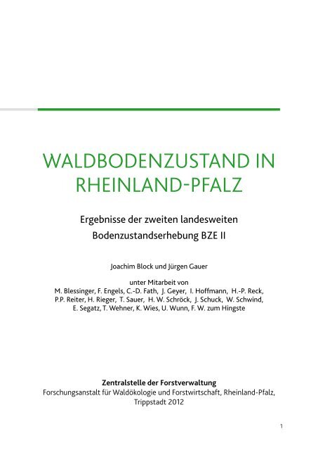 Zentralstelle der Forstverwaltung - Landesforsten Rheinland-Pfalz