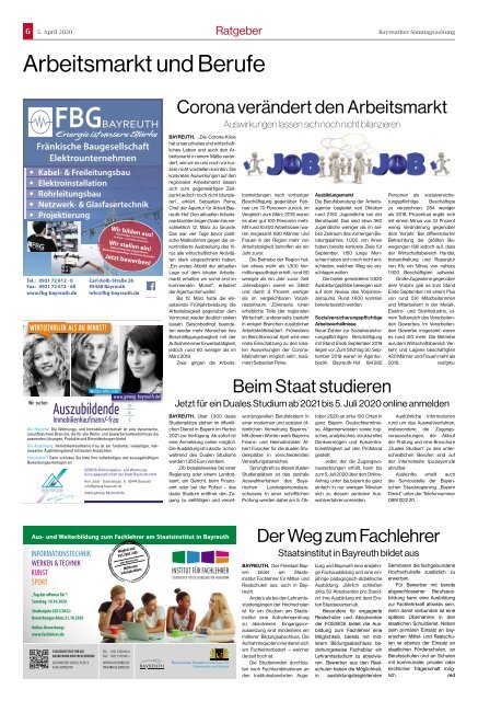 2020-04-05 Bayreuther Sonntagszeitung