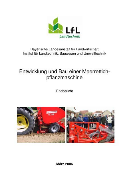 Download Enbericht Meerrettich Pflanzmaschine - Bayerische ...