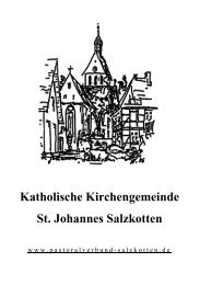 Katholische Kirchengemeinde St. Johannes Salzkotten