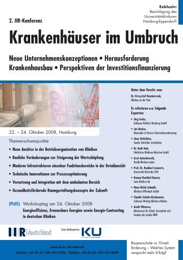 Krankenhäuser im Umbruch - Architekten für Krankenhausbau und ...