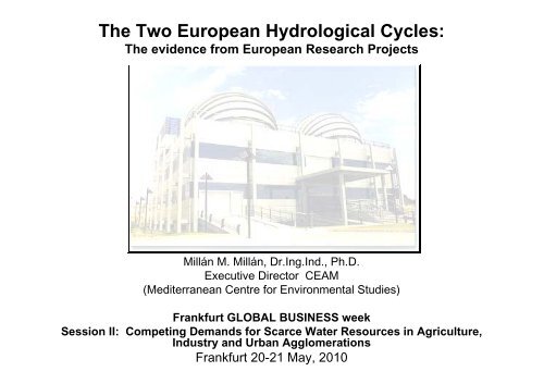 The Two European Hydrological Cycles: