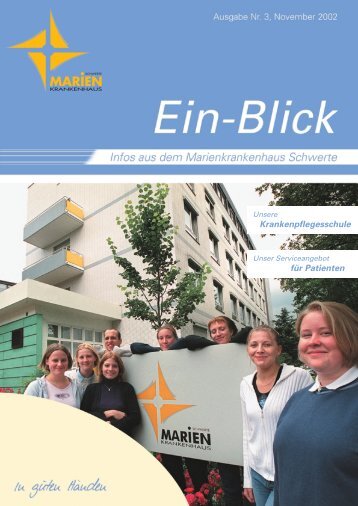 Ein-Blick 3-RZ - Marienkrankenhaus Schwerte