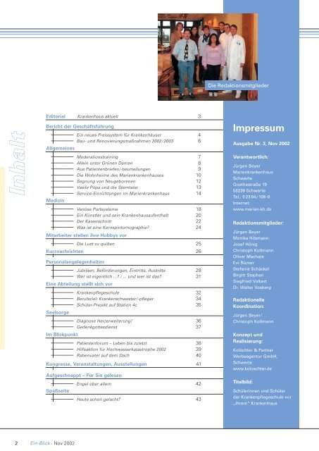 Ein-Blick 3-RZ - Marienkrankenhaus Schwerte