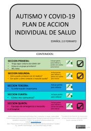 ESPAÑOL 2.0 FORMATO AUTISMO Y COVID-19  PLAN DE ACCION INDIVIDUAL DE SALUD