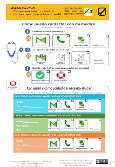 ESPAÑOL 2.0 FORMATO AUTISMO Y COVID-19  PLAN DE ACCION INDIVIDUAL DE SALUD