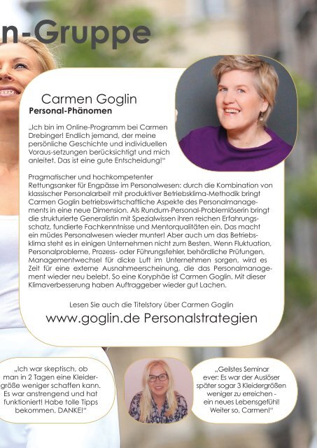 Carmen Drebinger Bodyforming Beauty im Orhideal IMAGE Magazin - Juni 2020