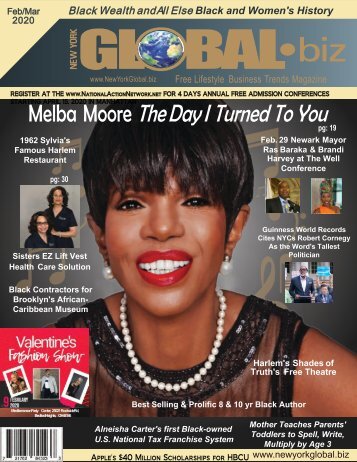 Black Wealth and All Else Black and Women's History New York Global.Biz Feb/Mar. 2020 