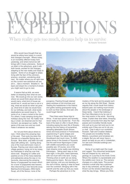 Adventure Magazine April 2020