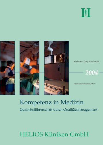 Medizinischer Jahresbericht 2004 HELIOS Kliniken GmbH