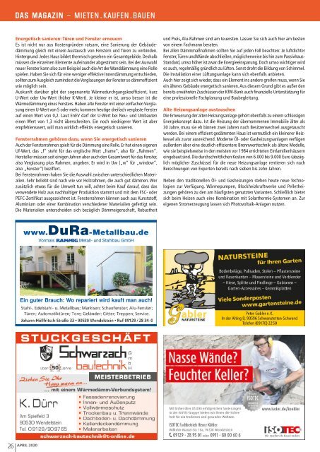 Mitteilungsblatt Nürnberg-Katzwang/Worzeldorf/Kornburg/Herpersdorf - April 2020